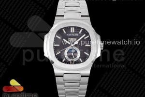 GREEN MAKER V3 파텍필립 노틸러스 5726 그레이다이얼 스틸브레이슬릿 Nautilus 5726 Complicated SS 'Green Maker' 1:1 Best Edition Gray Textured Dial on SS Bracelet A324 V3