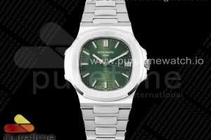 PPF V4 파텍필립 노틸러스 5711 그린다이얼 스틸브레이슬릿 Nautilus 5711/1A PPF 1:1 Best Edition Green Textured Dial on SS Bracelet 324CS V4