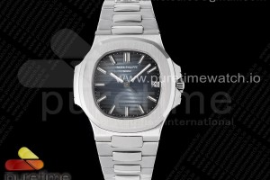 3KF V2 파텍필립 노틸러스 5711 그레이블루다이얼 스틸브레이슬릿 Nautilus 5711/1A 3KF 1:1 Best Edition Gray Blue Textured Dial on SS Bracelet A324 Super Clone V2