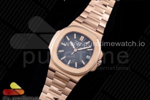 GRF 파텍필립 노틸러스 5711 로즈골드 그레이다이얼 스틸브레이슬릿 Nautilus 5711 RG GRF 1:1 Best Edition Gray Textured Dial on RG Bracelet 324CS