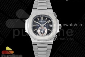PPF 파텍필립 노틸러스 5980 블루다이얼 스틸브레이슬릿  Nautilus 5980 SS PPF Best Edition Blue Dial on SS Bracelet A28-520