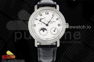 YSF 파텍필립 칼라트라바 5015 화이트다이얼 블랙가죽스트랩 Calatrava 5015 SS YSF Best Edition White Dial on Black Leather Strap A240