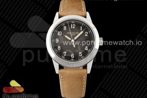 PPF 파텍필립 칼라트라바 5226G 그레이락다이얼 브라운가죽스트랩 Calatrava 5226G SS PPF 1:1 Best Edition Gray Rock Dial on Brown Leather Strap 330CS
