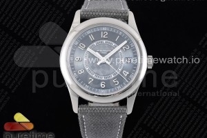 PPF 파텍필립 칼라트라바 6007A 블루다이얼 그레이나일론스트랩 Calatrava 6007a PPF 1:1 Best Edition Blue Dial on Gray Nylon Strap 324CS