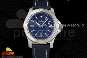 GF 브라이틀링 어벤져 블루다이얼 블루나일론스트랩 Avenger Automatic 43mm SS GF 1:1 Best Edition Blue Dial on Blue Nylon Strap A2824