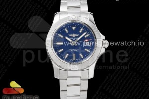 GF 브라이틀링 어벤져 블루다이얼 스틸브레이슬릿 Avenger Automatic 43mm SS GF 1:1 Best Edition Blue Dial on SS Bracelet A2824