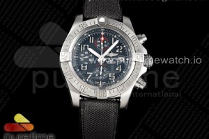 V9F 브라이틀링 어벤저 밴딧 그레이다이얼 그레이나일론스트랩 Avenger Bandit V9F 1:1 Best Edition Gray Dial on Gray Nylon Strap A7750