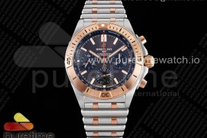 TF 브라이틀링 크로노맷 B01 로즈골드콤비 브라운다이얼 스틸브레이슬릿 Chronomat B01 42mm SS/RG TF 1:1 Best Edition Brown Dial on SS/RG Bracelet A7750