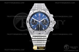 GF 브라이틀링 크로노맷 B01 블루다이얼 스틸브레이슬릿 Chronomat B01 SS/SS Blue/Blk/Stk GF Asia 7750