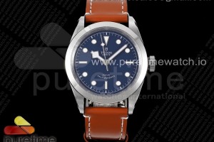 LF 튜더 블랙베이41 블루다이얼 브라운가죽스트랩 Black Bay 41 SS LF 1:1 Best Edition Blue Dial on Brown Leather Strap A2824