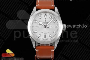 LF 튜더 블랙베이41 실버다이얼 브라운가죽스트랩 Black Bay 41 SS LF 1:1 Best Edition Silver Dial on Brown Leather Strap A2824