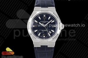 8F 콘스탄틴 오버시즈 블루다이얼 블루가죽스트랩 Overseas SS 8F Maker Blue Dial on Blue Leather Strap MIYOTA9015