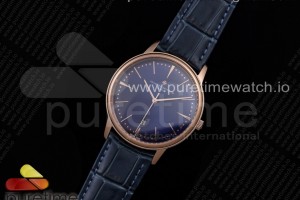 OXF 콘스탄틴 패트리모니 데이트 로즈골드 블루다이얼 블루가죽스트랩 Patrimony Date RG OXF 1:1 Best Edition Blue Dial on Blue Leather Strap MIYOTA 9015