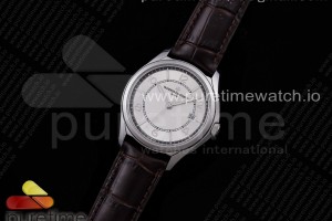 ZF 콘스탄틴 피프티식스 실버다이얼 브라운가죽스트랩 Fiftysix SS 40mm ZF 1:1 Best Edition Silver Dial on Brown Leather Strap A1326