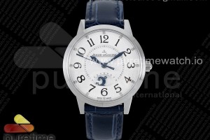 GF 예거 랑데뷰 나이트앤데이 34미리 화이트다이얼 블루가죽스트랩 Rendez-Vous Night & Day SS GF 1:1 Best Edition White Dial SS Bezel on Blue Leather Strap A898