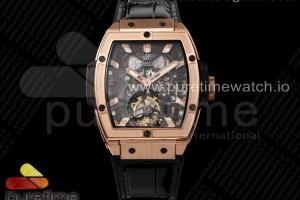 V9F 위블로 스피릿 빅뱅 뚜르비옹 로즈골드 스켈레톤다이얼 블랙거미스트랩 Spirit of Big Bang Tourbillion RG V9F Best Edition Skeleton Dial on Black Gummy Strap