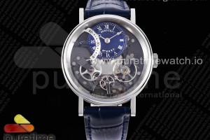 ZF 브레게 트레디션 블루/그레이다이얼 블루가죽스트랩 Tradition 7097BB SS ZF 1:1 Best Edition Blue/Gray Dial on Blue Leather Strap A505