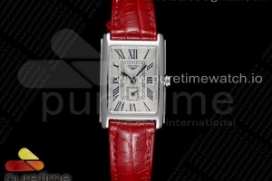 8848F 론진 돌체비타 23미리 화이트다이얼 레드가죽스트랩 DolceVita 23mm Ladies Watch 8848F 1:1 Best Edition White Dial on Red Leather Strap Swiss Quartz